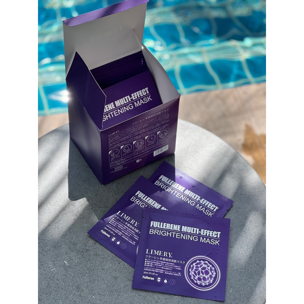 Mặt Nạ Giấy Dưỡng Da C60 Limery Fullerene Multi-Effect Brightening Mask