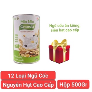 Ngũ cốc granola siêu hạt - ngũ cốc ăn kiêng - ngũ cốc nguyên hạt min min cao cấp