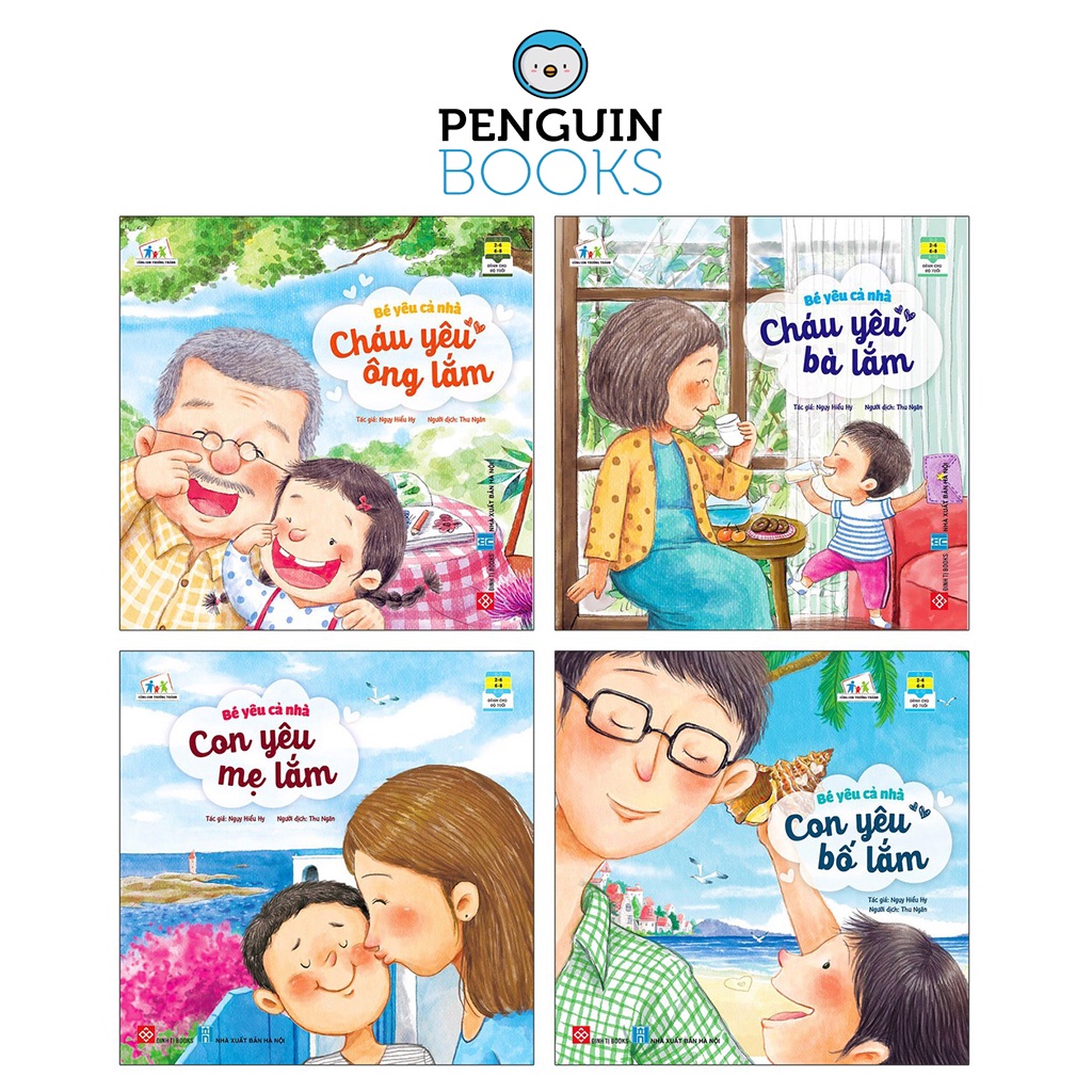Sách Đinh Tị - Bé Yêu Cả Nhà (Bộ 4 Quyển)