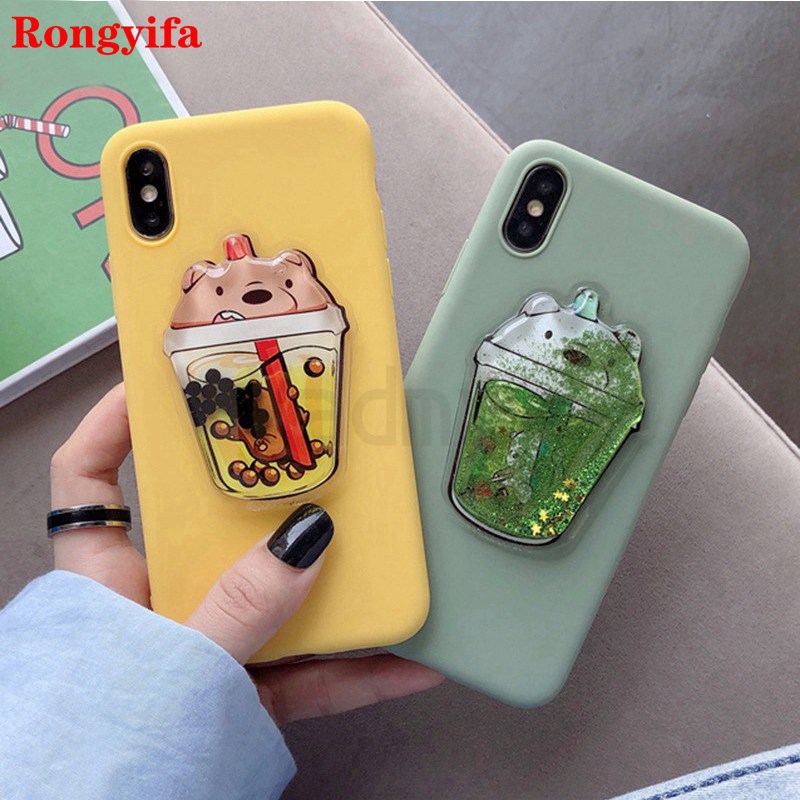 OPPO F11 Pro F11 F9 A7 A5S A3S Realme C1 2 Pro F7 F5 A73 U1 A77 F3 A71 F1s A39 A57 Case Glitter Bling Sandbag Soft Cover