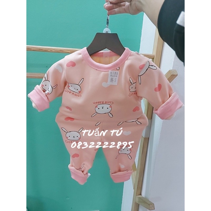 Combo 3 bộ nỉ lót lông