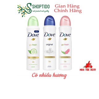 Xịt khử mùi DOVE lưu giữ hương thơm Xuất xứ Châu Âu Hà Lan 150ML