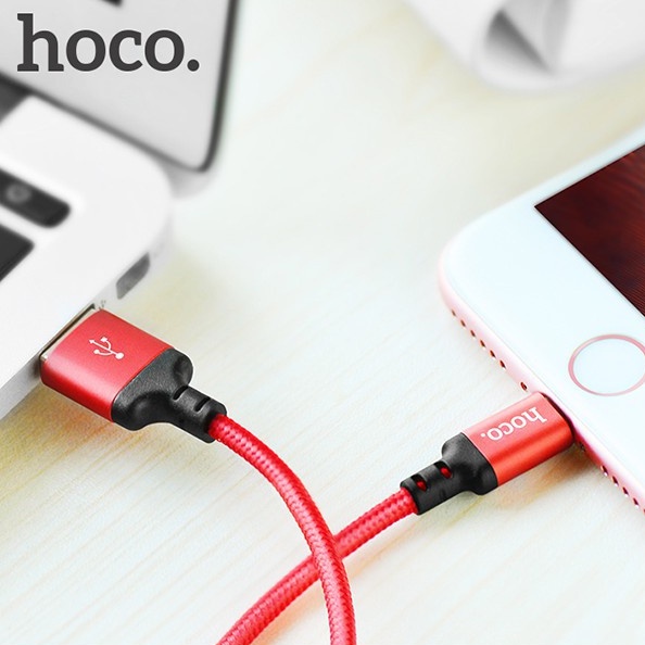 Dây cáp sạc Hoco X14 Lightning, type, phone - Hàng chính hãng