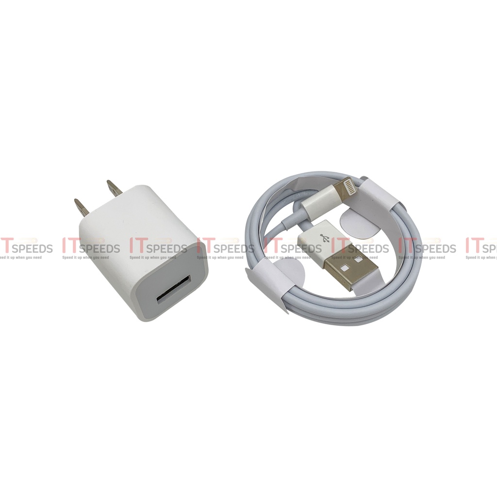 Cóc Sạc IPVuông A22,5V-1A,Cáp Sạc USB To 5IC Foxcoon,Dài 1 Mét,Hàng Chất Lượng Cao,Bảo Hành 6 Tháng