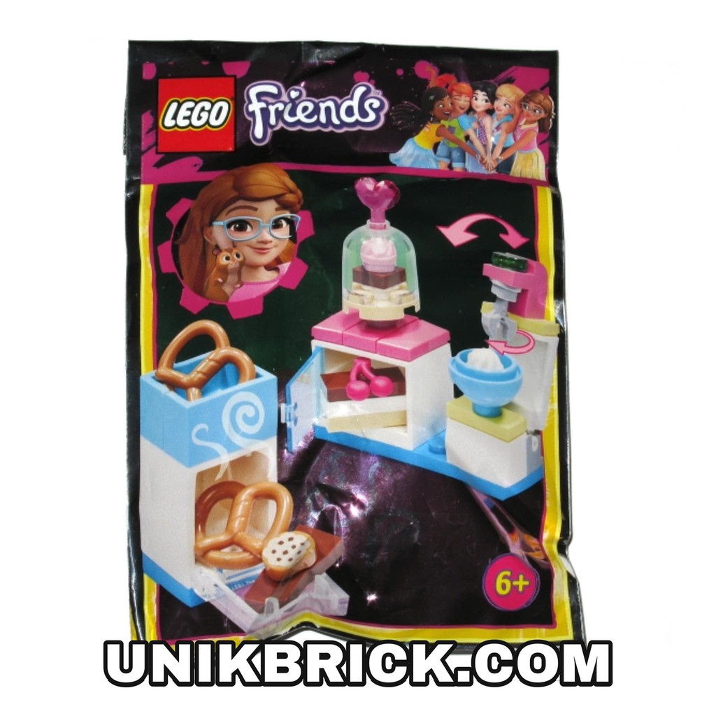 [CÓ HÀNG] Lego UNIK BRICK Friends 561911 Olivia's Bakery Foil Pack Polybag Túi tiệm bánh chính hãng (như hình).