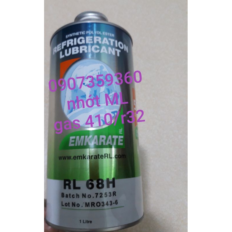 Nhớt máy lạnh chuyên dùng cho gas 410/r32