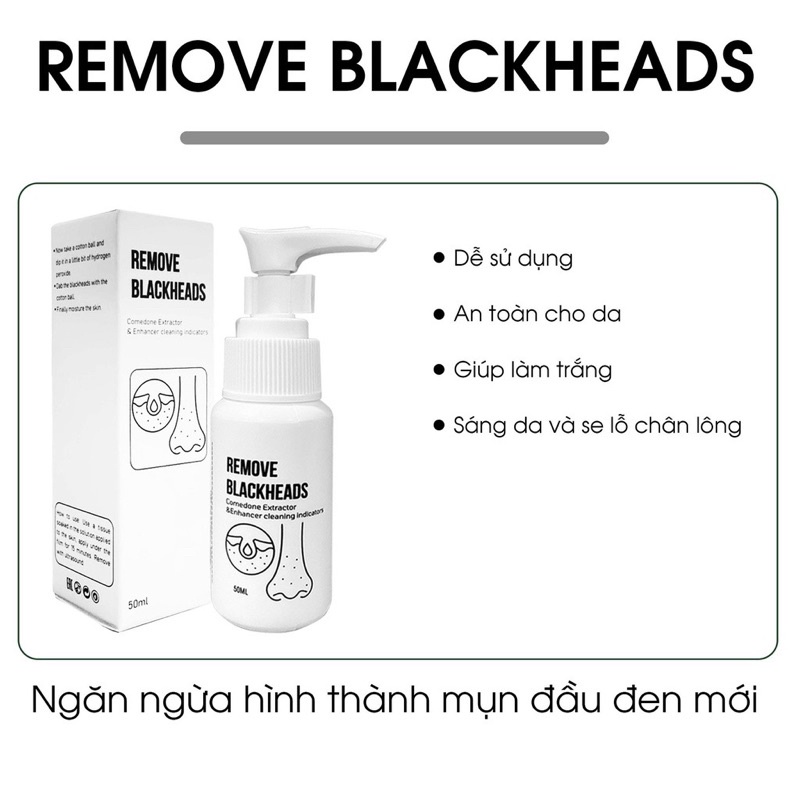 Ủ mụn đầu đen Remove Blackheads 50ml