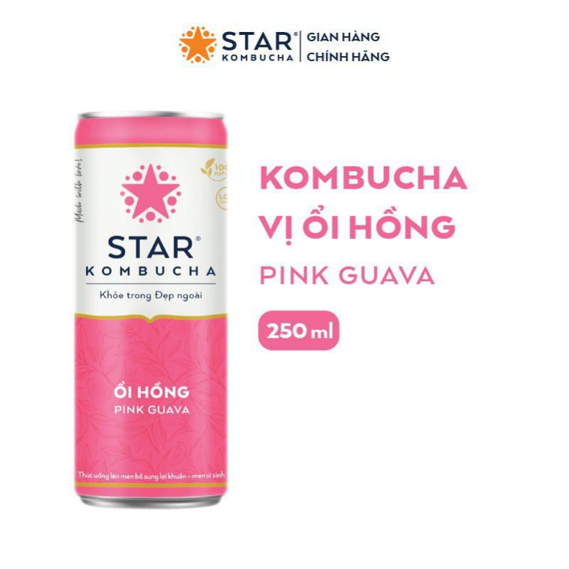 [Lốc 6 lon]Thức uống lên men STAR KOMBUCHA All-in-One⚡hàng chính hãng ⚡[250ml/lon]