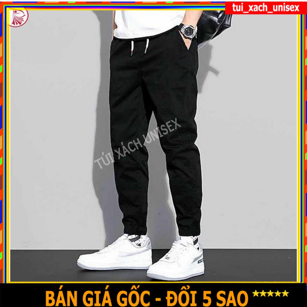 Quần Jogger Kaki Nam Dài Cao Cấp Cạp Chun Bo Gấu Chuẩn Hàng Xuất, Quần Kaki Jogger Nam