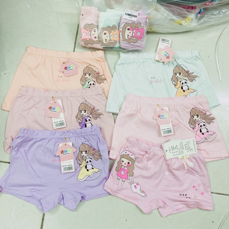 Quần chip đùi bé gái chất cotton mềm mịn cho bé từ 8-28kg❤️Hàng Quảng châu.