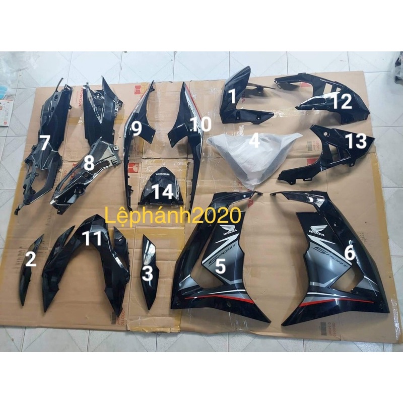 Dàn áo Winner X 2022 New  Chính hãng