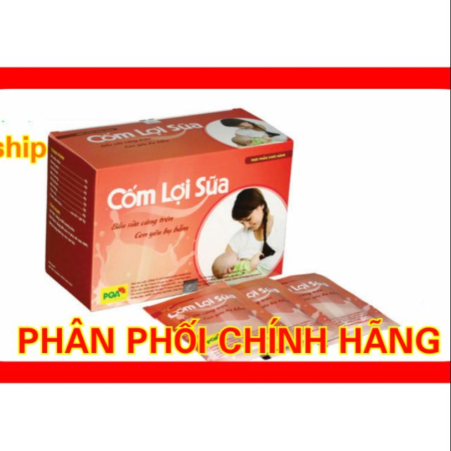 CỐM LỢI SỮA PQA (HỘP 25 GÓI)