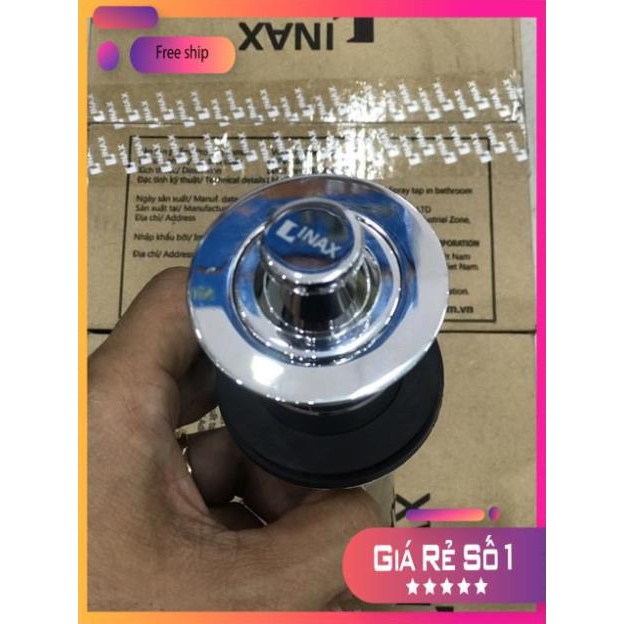 Đầu XẢ LAVABO RỬA TAY CÓ CHẶN NƯỚC CÓ XẢ TRÀN INAX A-016V CHÍNH HÃNG