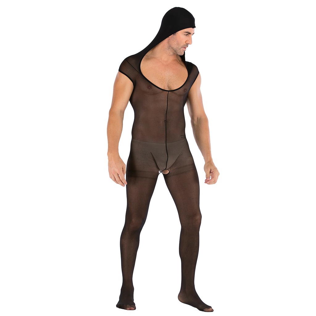 BODYSUIT HOODIES NAM LƯỚI (QUẦN LIỀN ÁO) - A040