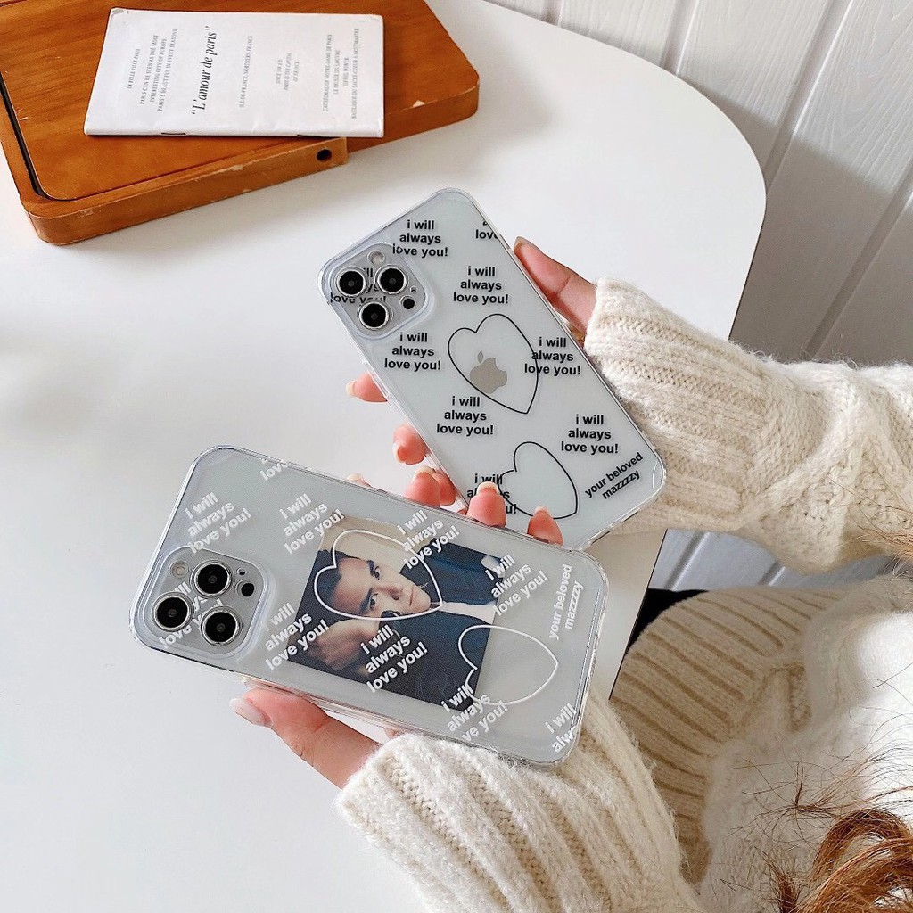 Ốp điện thoại TPU in hình trái tim cho Iphone12 / 12pro Max / 12mini / 7plus / 11pro Max / Xs Max / Xr | BigBuy360 - bigbuy360.vn