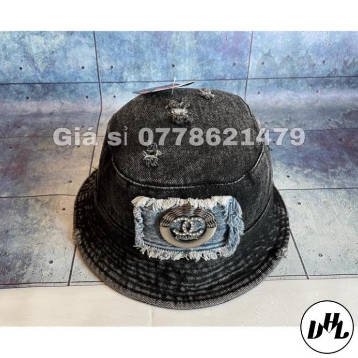 Nón bo bucket rin mạc sắt neo tua thời trang