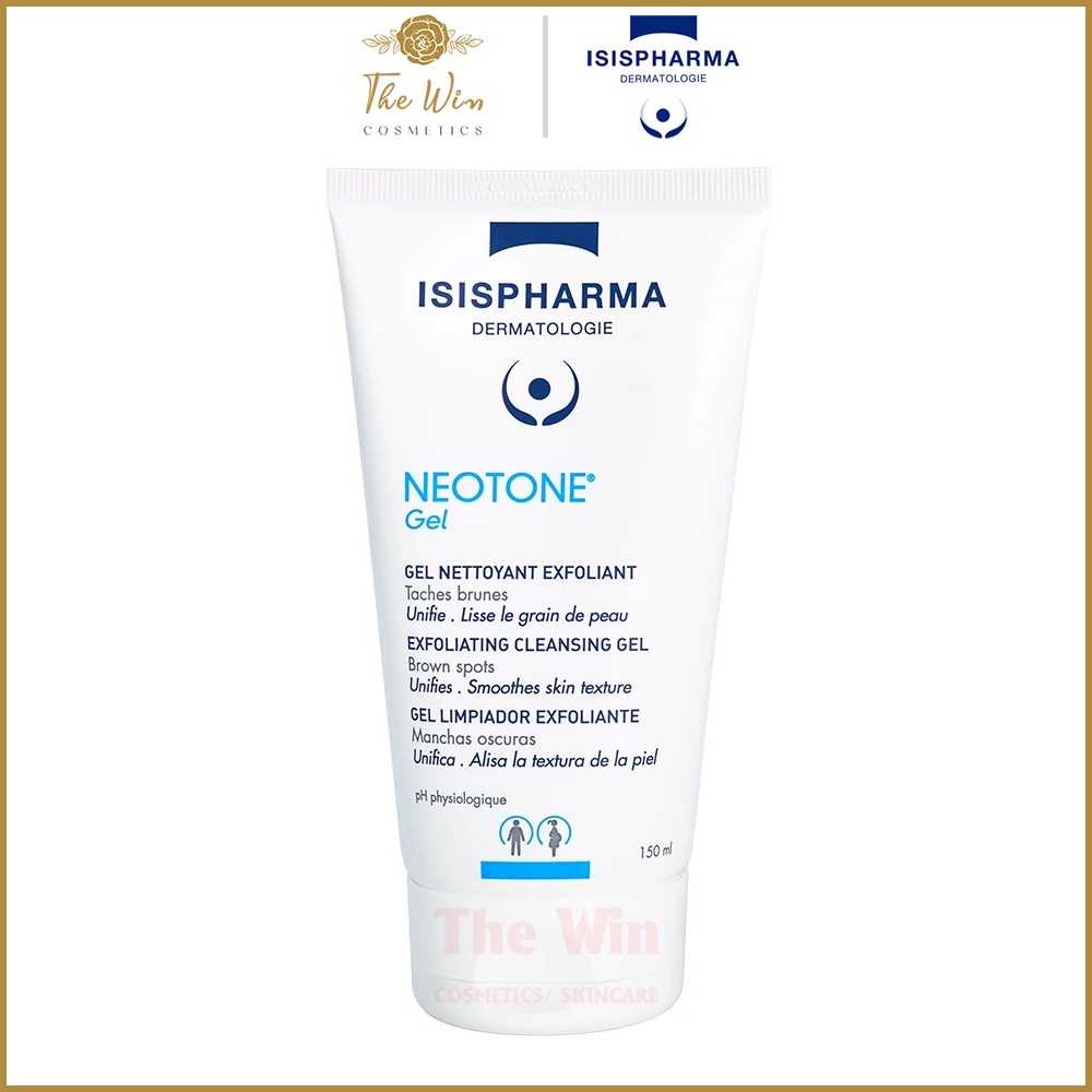 [ GIÁ SỈ] Sữa rửa mặt trắng sáng da Neotone Gel - ISIS Pharma 150ml & 40ml