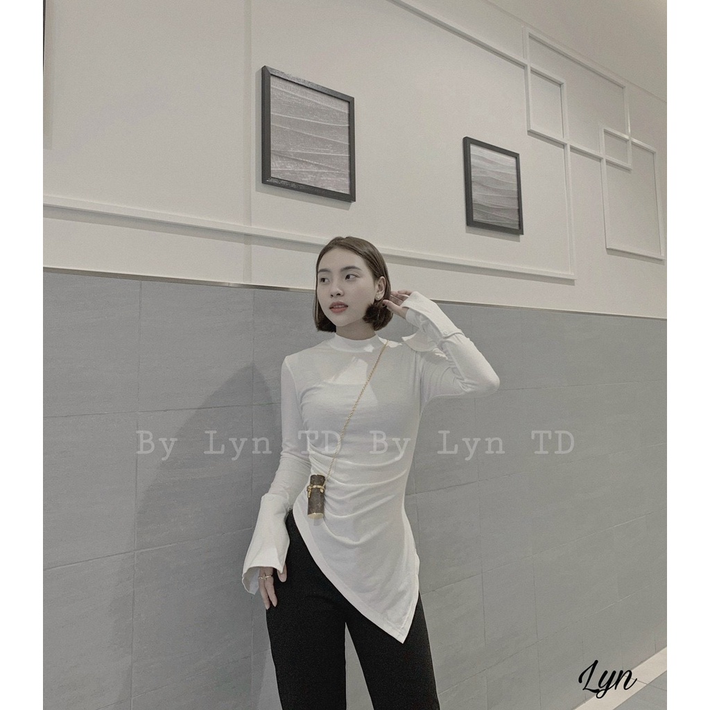 Set mùa thu áo vạt chéo