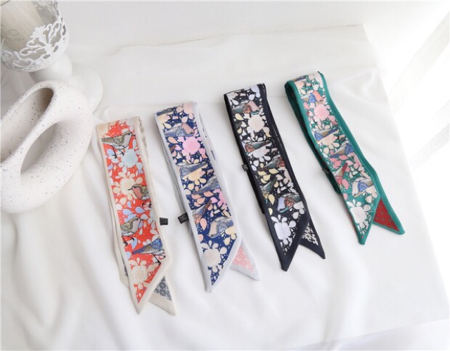 Khăn quấn túi xách in hoa văn nhiều mẫu - Maben