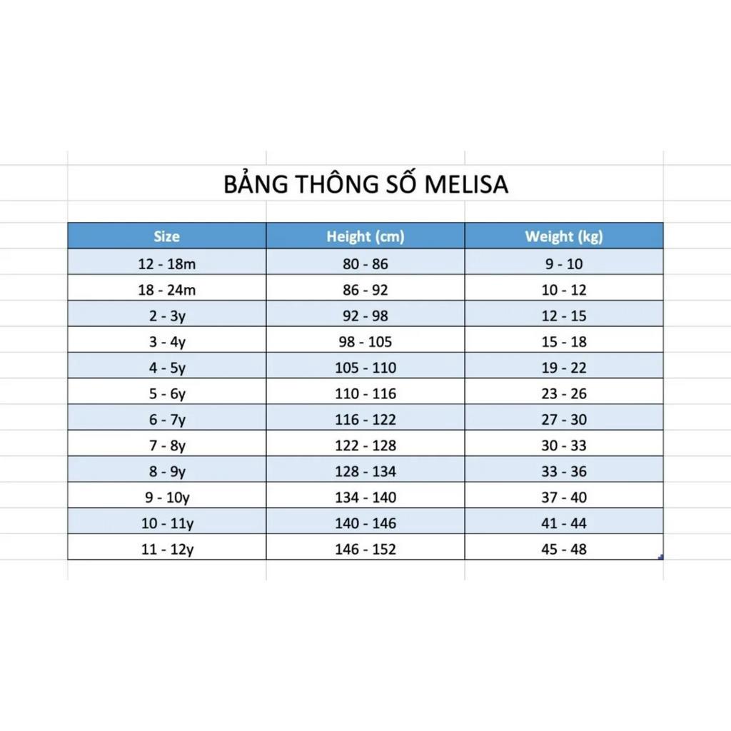 Váy Hè Bé Gái MELISA  MLS 732-02.35, Váy Cổ Bản Rộng In Hoa Hồng, Size 18M-11Y