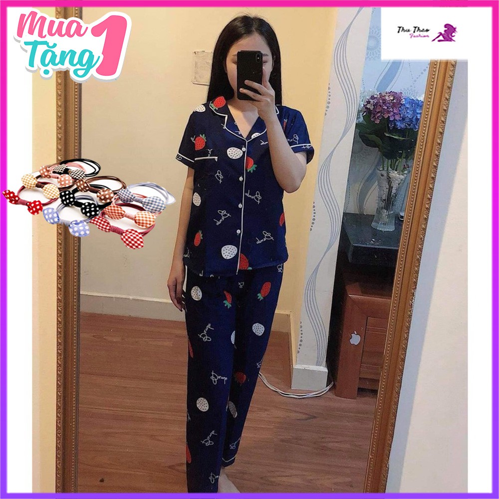 Bộ Đồ Ngủ Pijama Tay Ngắn Quần Dài-Kate Thái Loại 1 | BigBuy360 - bigbuy360.vn