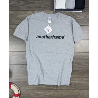 Áo thun chữ Anotherframe form suông rộng kiểu dáng street style 3 màu đen, trắng, ghi