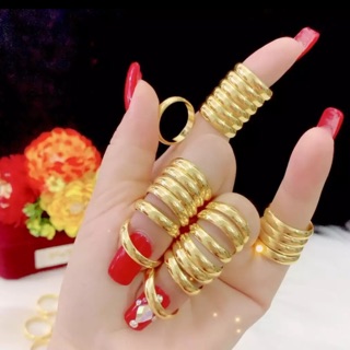 Nhẫn trơn loại 2 chỉ màu vàng 24 khắc 9999