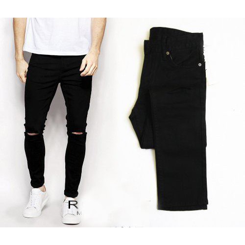 [ Hàng Hiệu Siêu Cấp ] QUẦN JEAN SKINNY RÁCH GỐI SIÊU CẤP