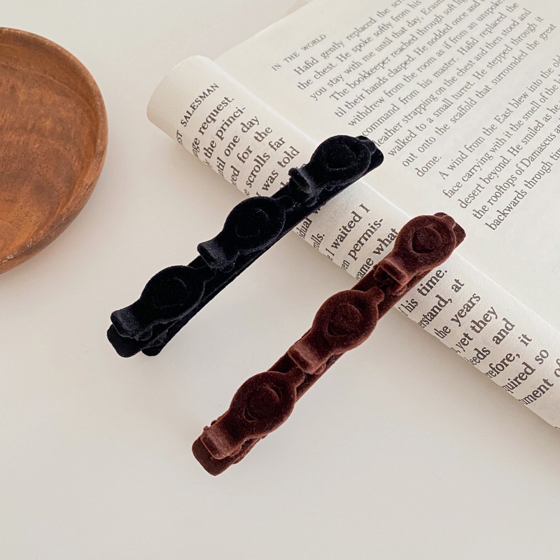 Kẹp Tóc Mỏ Vịt Thiết Kế Một Bên Tiện Dụng Cho Nữ