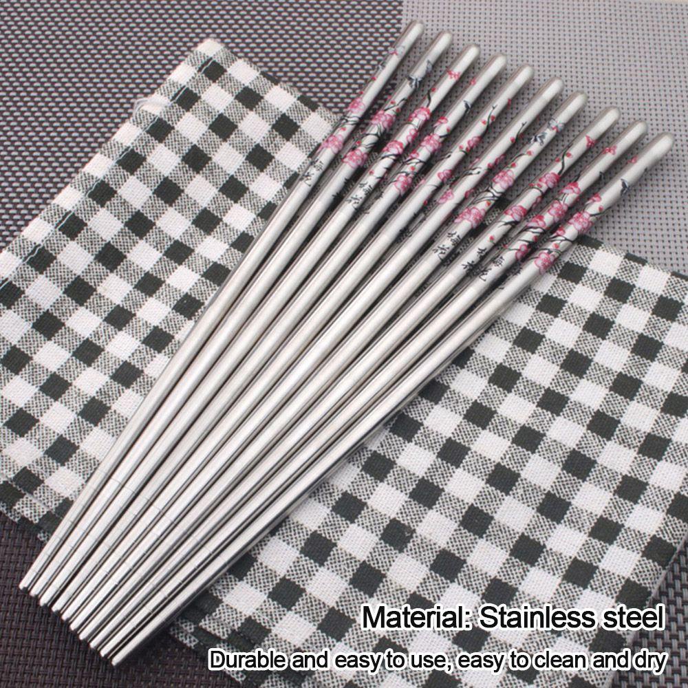 Set 5 Cặp Đũa Cách Nhiệt Có Thể Tái Sử Dụng