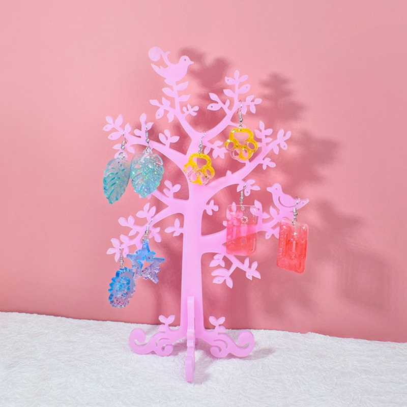 Khuôn Nhựa Làm Trang Sức Bông Tai DIY Cho Nữ