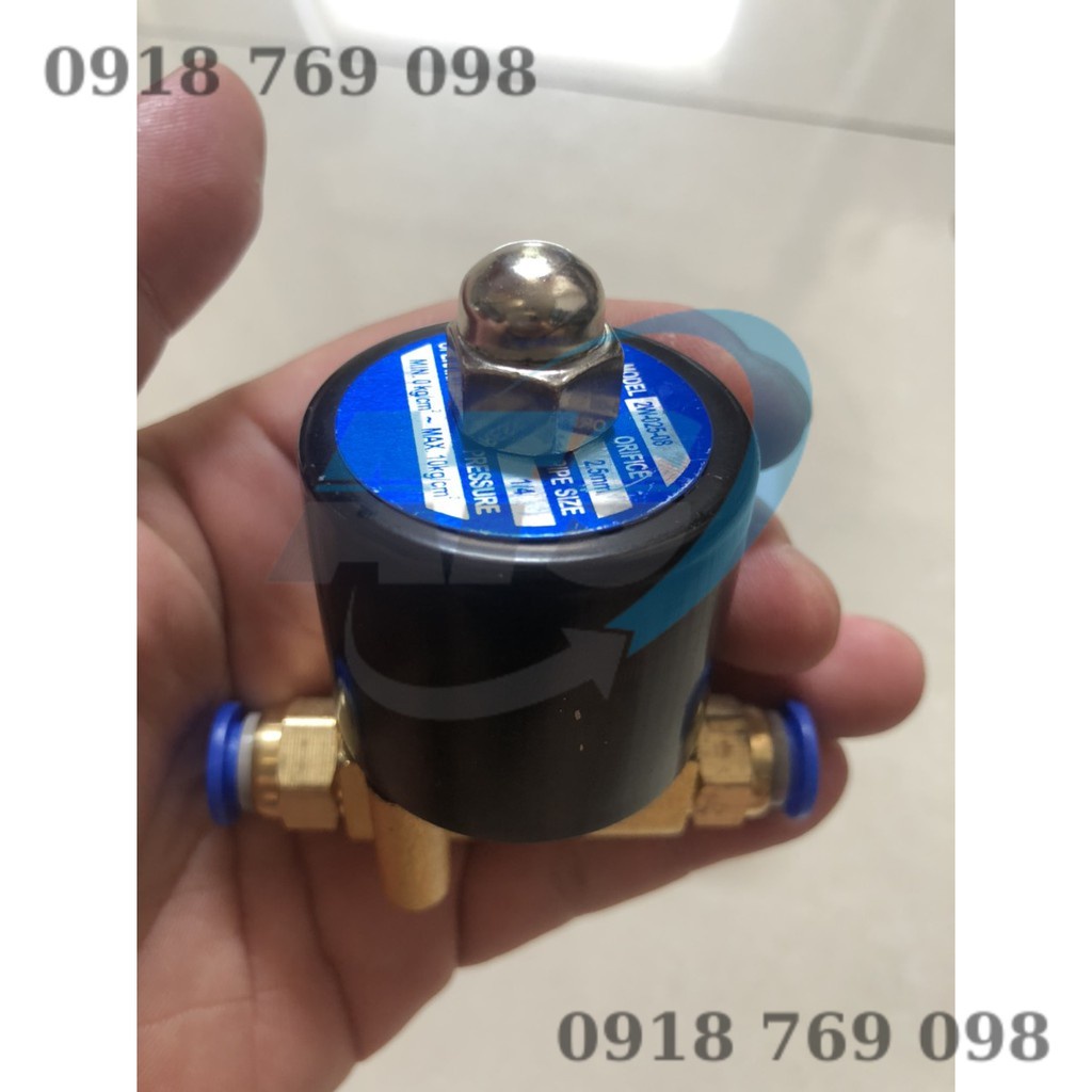 Van nước tự động điều khiển bằng điện, van điện từ UNID 8 ren 13mm +PC802