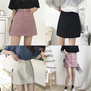 Chân Váy Jean Chữ A Thời Trang Nữ Tính