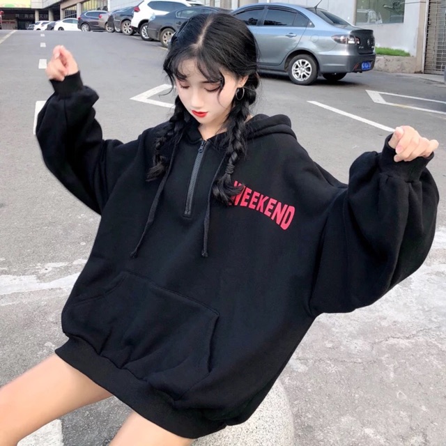 (ORDER) Áo hoodie nỉ tia kéo weekend | BigBuy360 - bigbuy360.vn