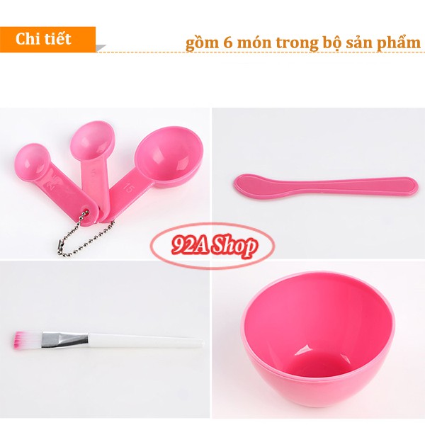 [MAKEUP TOOLS] BỘ BÁT TRỘN MỸ PHẨM 6 MÓN