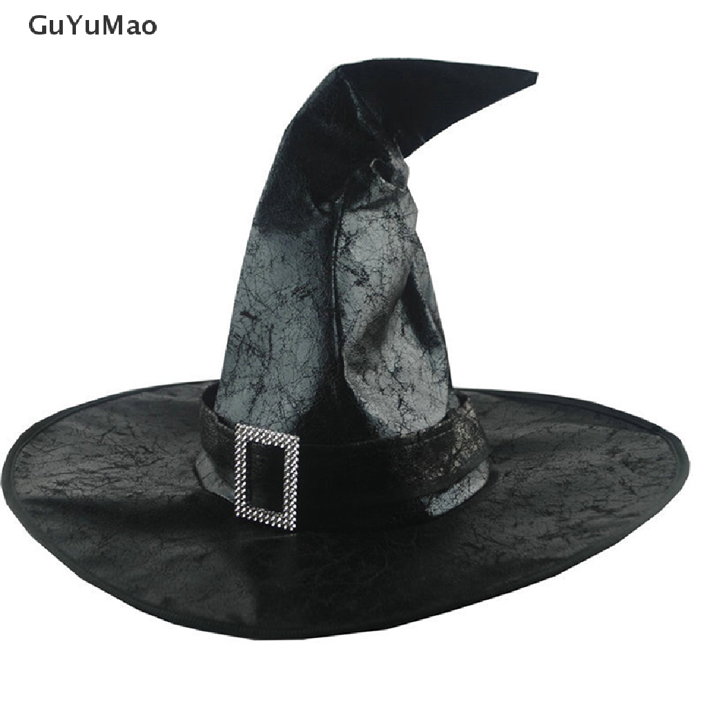 Mũ Phù Thủy Bằng Da Hóa Trang Tiệc Halloween