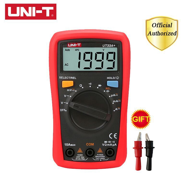 Đồng hồ vạn năng kỹ thuật số UNI-T UT33A + UT33B + UT33C + UT33D +