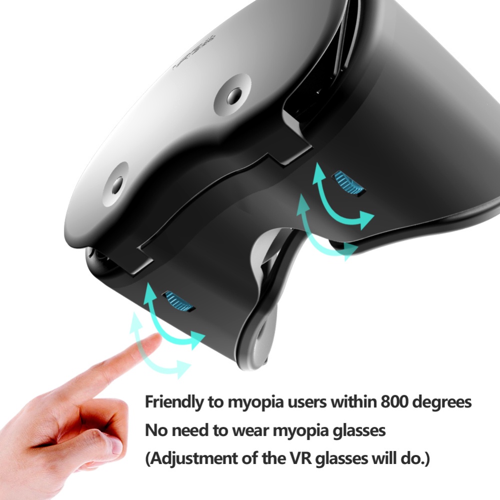 Vrgpro X7 3d Vr Tai Nghe Thực Tế Ảo Mũ Bảo Hiểm Dành Cho Điện Thoại Thông Minh Điện Thoại Ống Kính Với Bộ Điều Khiển Tai Nghe 5 Đến 7 Inch-Timivn