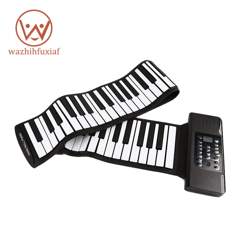 Đàn piano 88 phím dạng cuộn tròn bằng chất liệu silicon tiện dụng