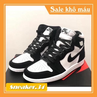 Giày jordan panda giày thể thao cao cổ đen trắng nam nữ, jd cổ cao hot trend