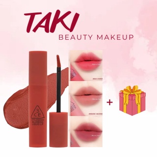 Son Kem Lì 3CE Blurring Liquid Lip 5.5g [Pull Off- So Over- Nude Scene- Bearberry]