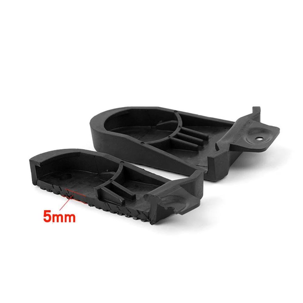 IVORY Cặp Bàn Đạp Xe Đạp Bằng Cao Su Màu Đen Tháo Lắp Nhanh Tiện Dụng