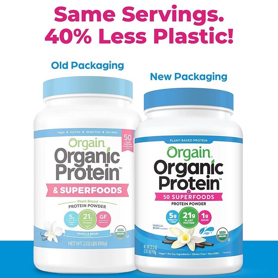 [Date mới liên tục] Bột Uống + Làm Bánh, Pha Sữa Protein Orgain organic - Made In USA