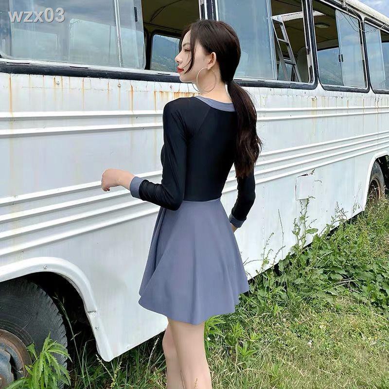 Áo tắm, váy một mảnh nữ, mỏng, che bụng, cô gái dễ thương, ngực nhỏ, đồ bơi bảo thủ, suối nước nóng du học sinh đi | BigBuy360 - bigbuy360.vn