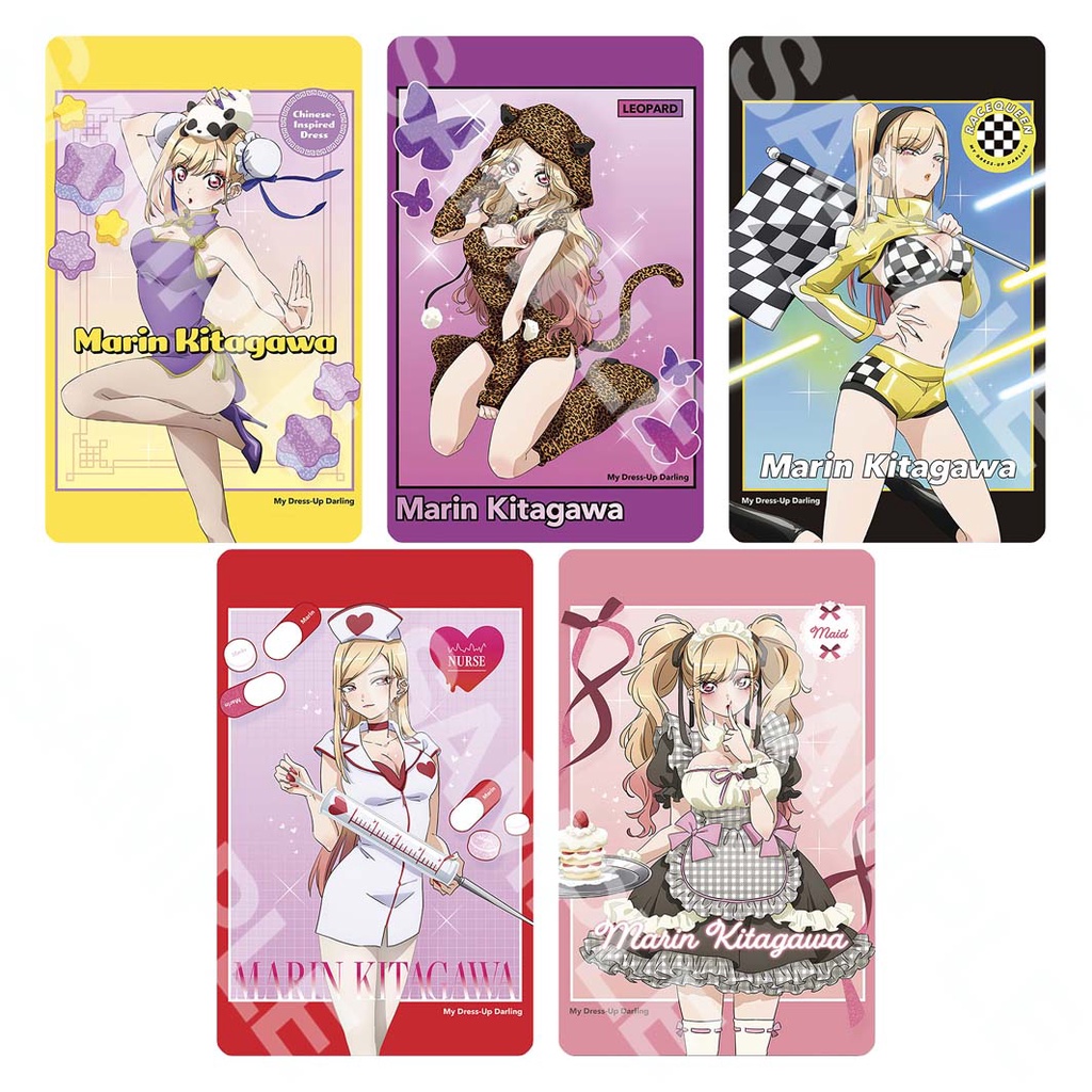 (1 tấm) Ảnh card bo góc in hình MY DRESS-UP DARLING thẻ bo viền 5*8cm anime chibi sưu tầm #