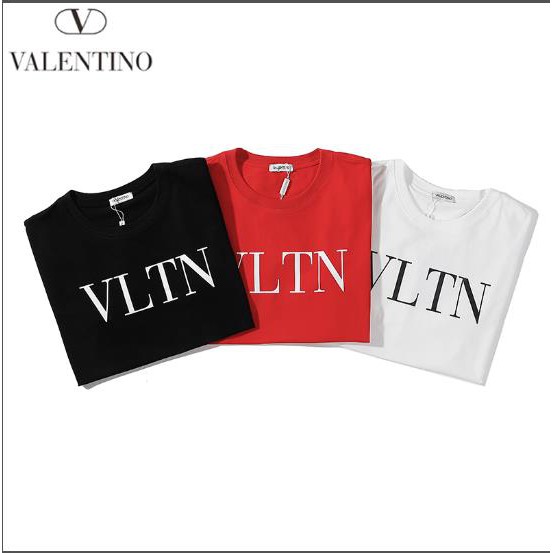 Áo Thun Ngắn Tay In Chữ Valentino Thời Trang Dành Cho Cả Nam Và Nữ