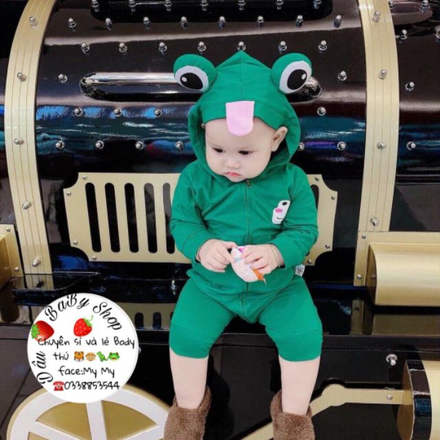 Bộ body dài ếch xanh