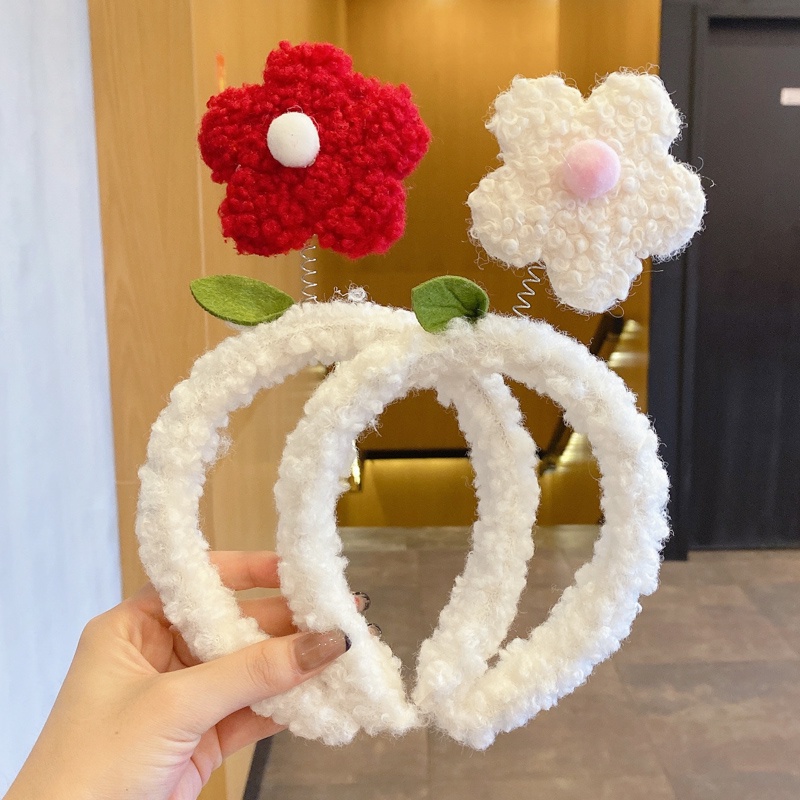 Băng Đô Cài Tóc Rửa Mặt Họa Tiết Hoa Hướng Dương Nhỏ Dễ Thương Phong Cách Hàn Quốc Cho Nữ
