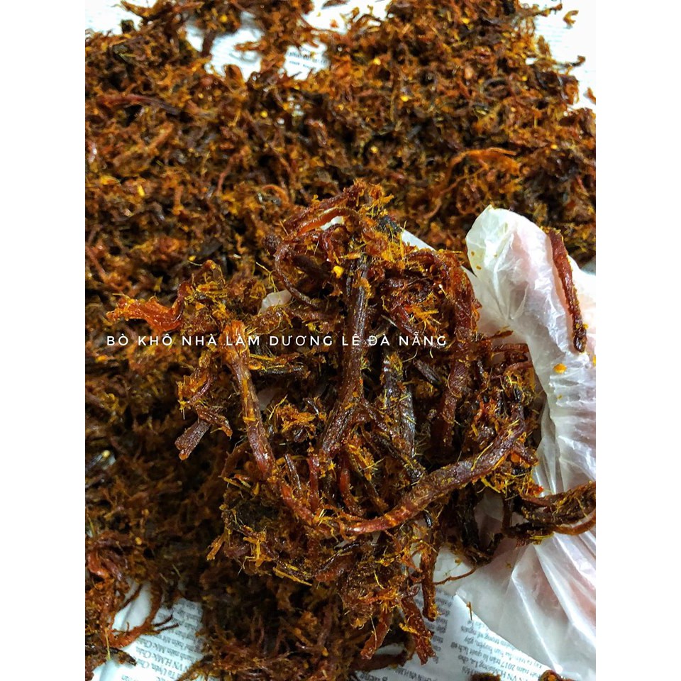 [Mã GROXUAN1 giảm 8% đơn 150K] Bò Khô Sợi Ngon 250gr Đặc Sản Đà Nẵng Nhà Làm Dương Lê