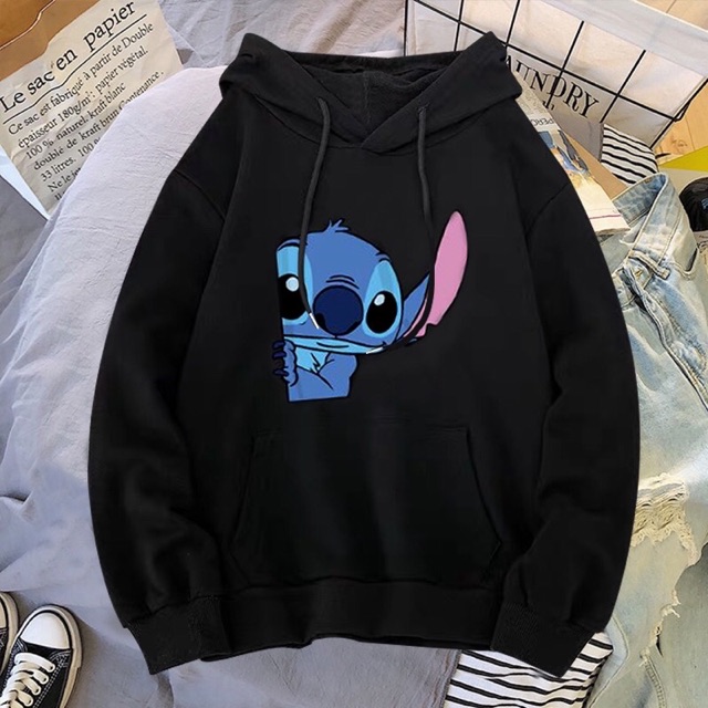Áo hoodie unisex form rộng stitch có bigsize chất nỉ bông dày dặn | BigBuy360 - bigbuy360.vn